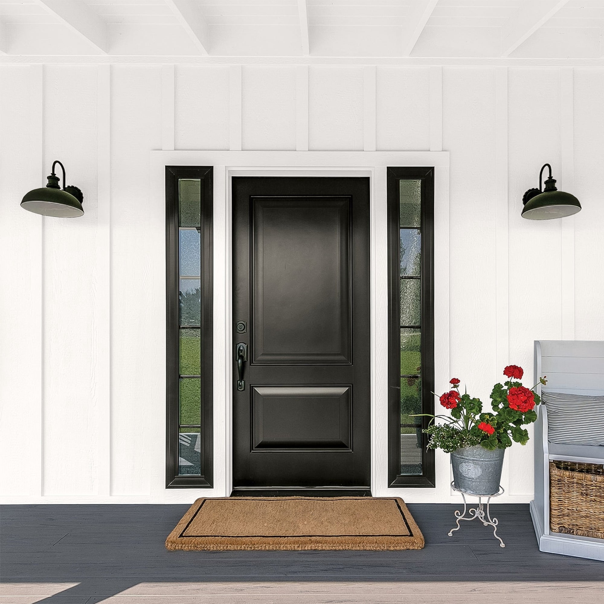 Glidden Fundamentals Dusky Dawn / Grey, Flat Exterior Paint, 5 Gallon