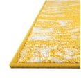 thumbnail image 6 of Unique Loom Lennon Collection Area Rug - Zal (10' Square Yellow/Ivory), 6 of 7