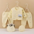 thumbnail image 2 of Wxirdiow Baby Boys' Clothing Sets Layette Gift Set for Newborns, Clothes for Baby Boys and Girls, Baby Shower Gifts Yellow Size,0-3 Months, 2 of 3
