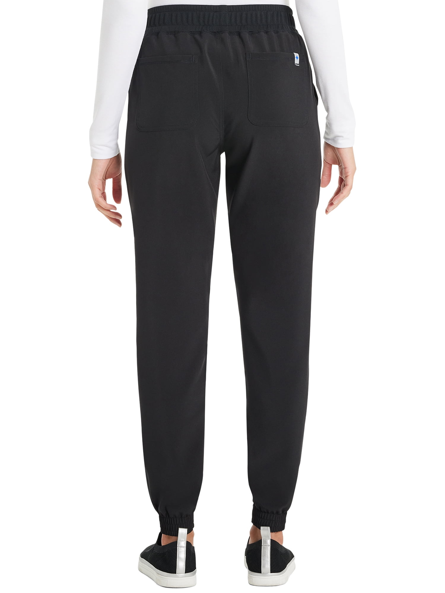 Scrubstar Women's Antimicrobial Premium Performance Petite Yoga Waistband Jogger, Sizes XS-XL