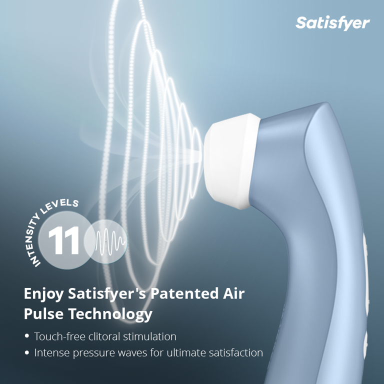 pulse vibrator walmart Satisfyer Pro 2 Air-Pulse Clitoris Stimulator - Non-Contact Clitoral  Sucking Pressure-Wave Technology, Waterproof, Rechargeable (Rose Gold) main image 1