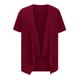 thumbnail image 5 of ICHUANYI Clearance Women Casual Solid Short Sleeve Cardigans Drape Open Front Lightweight Summer High Low Hem Tops With Pocket(Red, L) ICHUANYI WER2023080916057, 5 of 7