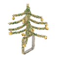 thumbnail image 1 of Saro Lifestyle Beaded Napkin Rings with Christmas Tree Design - Set of 4, 1 of 1