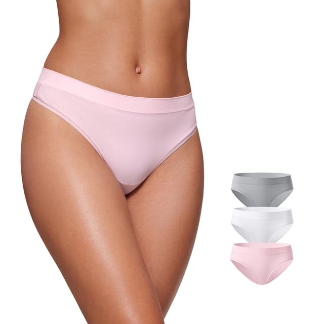 Bikini CRZ YOGA Softhold sin etiqueta transpirable paquete de 3 talla pequeña