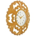 thumbnail image 3 of Infinity Instruments Wisteria 15.5" Wall Clock - Saffron, 3 of 5