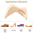 thumbnail image 4 of 4 Pairs Adjustable Shoe Filler Unisex Oversized Shoe Inserts, Big Foot Cap Foot Protectors for Large Shoes, 4 of 5