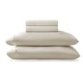 thumbnail image 3 of 4-Piece Cal King Stretch Jersey Sheet Set, Ivory, 3 of 4