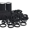 thumbnail image 3 of 40-Pack Seamless Cotton Hair Bands - Thick, High-Elastic Ponytail Holders & Headbands for Thick Hair (Black),hair ties hair accessories for women hair stuff halloween christmas&nbsp;gifts, 3 of 3