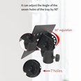 thumbnail image 3 of 4X Rotatable 35mm Metal Mount Tripod Pole DJ Speaker Stand Adapter Top Cap Rotatable DJ Speaker Stand Adapter Top Cap, 3 of 8