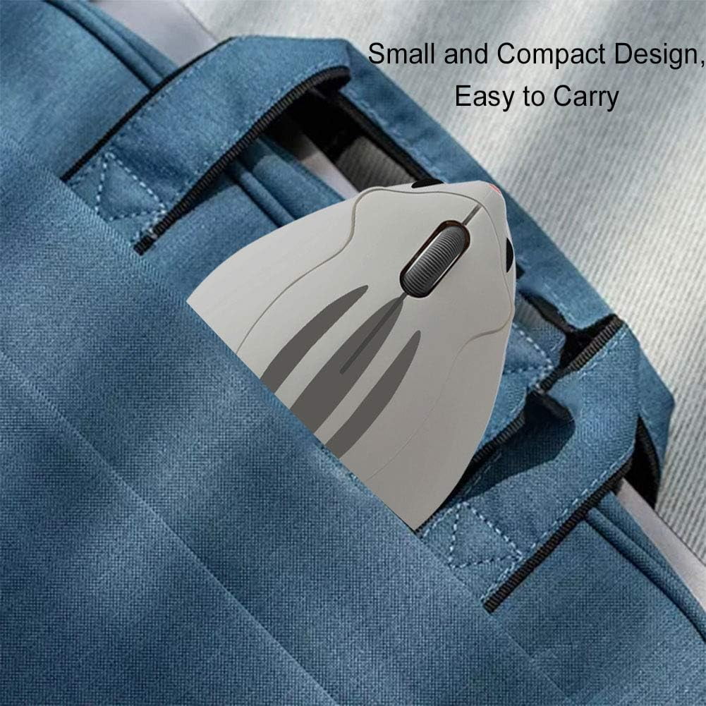 Sunffice Mouse Hamster Shape 2.4GHz Wireless mouse 1200DPI USB connection Mouse Cute shape gaming mouse grey