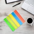 thumbnail image 4 of AKEGAMN Clearance! Clear Plastic Straight Ruler 6 Inch Assorted Colors With Inches And Centimeters For School Home (Random Color) Wide application: A useful measuring tool for artists, designers, ar, 4 of 7