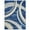 Blue, variant on HR Abstract Rugs Luxury Livingroom Carpet Modern Contemporary Blue Runner Rug Ultra-Soft, Shed Free Stain Resistant Swirls Blue/Silver/Gray/White 1'97" x 6'96"