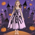thumbnail image 2 of LNMQLPDBS Pumpkin Dress Toddler Girls' Dresses Toddler Fall Dresses Goth Mini Dress Purple Tulle Dress Baby Boy 12 Month Clothes Christmas Gifts, 2 of 8