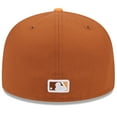 thumbnail image 4 of Men's New Era Brown/Orange San Francisco Giants Spring Color Basic Two-Tone 59FIFTY Fitted Hat, 4 of 6