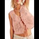 thumbnail image 2 of Chaleco con Lazo Frontal para Mujer, Camiseta Sin Mangas con Bordado Floral Y2K, Cuello en V, Top Corto, Lindas Camisetas para Salir. Rosa S, 2 of 8