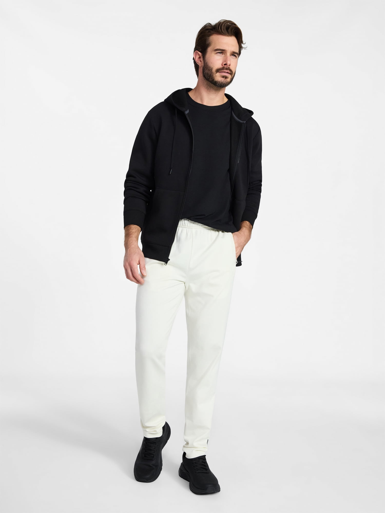 Athletic Works Men's and Big Men's Slim Knit Pants, 30" Inseam, Sizes XS-4XLT