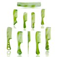 thumbnail image 1 of Juego de peines para el cabello, 10 Uds., peines para el cabello para mujeres y hombres, peine grueso y fino, 1 of 5