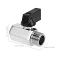 thumbnail image 2 of Raindrops Shut Off Valve Brass Ball Valve Leak Proof Copper for RV Owners 1Set, 2 of 8