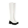 thumbnail image 5 of Autumn And Winter High Heel High Square Toe Boots Thick Heel Over The Knee Boots, 5 of 5