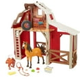 thumbnail image 1 of Spirit Untamed Swing & Saddle Barn Playset, 1 of 7