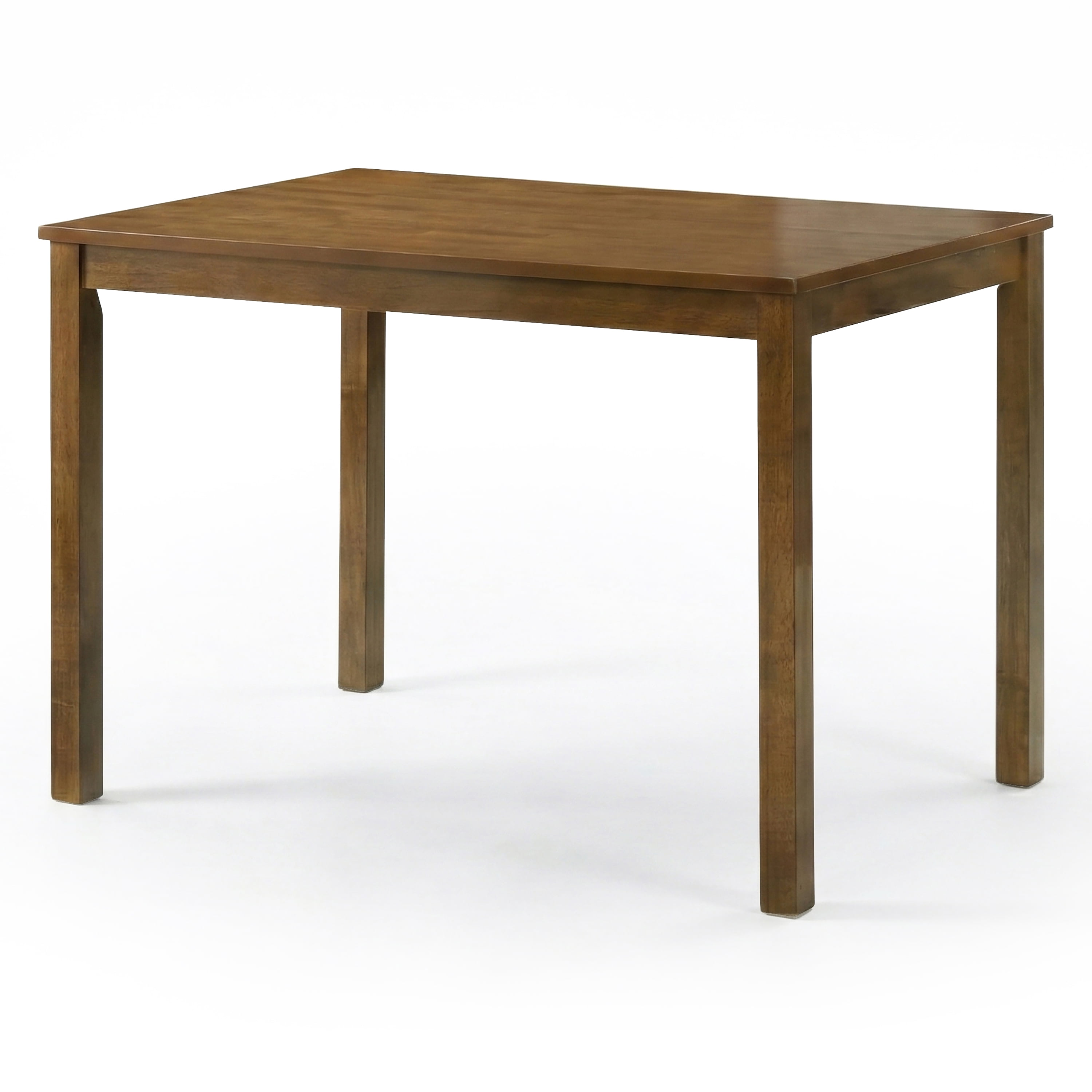 Furniture of America Risso Modern Solid Wood 43.3" Rectangle Dining Table, Medium Oak