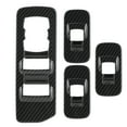thumbnail image 2 of Window Switch Button Frame, Switch Cover Window Lifter Panel Cover Carbon Fiber Style Window Switch Panel Trims, Auto Parts Fit for  F150 2015-2020, 2 of 7
