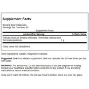 Swanson Triphala Capsules, 50mg, 100 Count