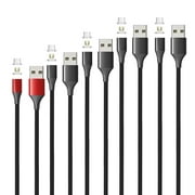 NetDot Gen 10 Magnetic Charging Cable, Fast Charging, Compatible with USB-C and Micro USB Phones, 10 Tips Included (5