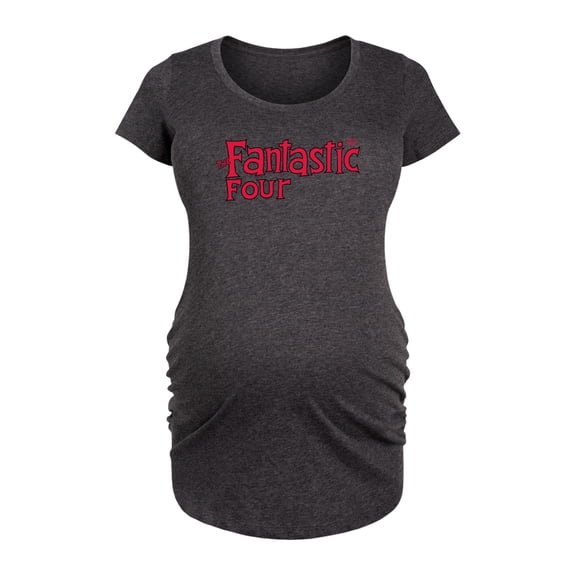 Fantastic Four - Classic Logo - Women's Maternity Scoop Neck Graphic T-Shirt