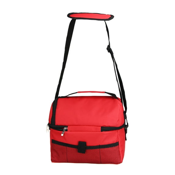 Insulated Lunch Tote Bag Oxford Thermos Hot/Cooler Adults Tote Food Lunch Portable Bag Zipper Storage Box Waterproof For Picnic Food Women Men Kids