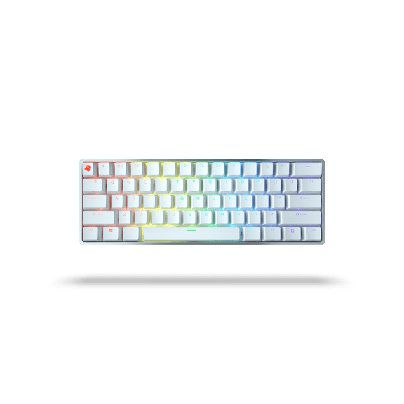 Ghost A1 - Aluminum Wireless Keyboard White Cherry MX Blue (Click)