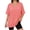 Light pink, variant on Oversized T shirts for Women V Neck Short Sleeve Loose Tees Summer Casual Basic Tops