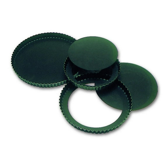 Matfer Bourgeat Exopan Steel Tart Mold with Removable Bottom, Nonstick, Fluted, 6 1/3"