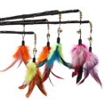 thumbnail image 3 of Cat Teaser Wand Biteproof: 3PCS Fake Feather Cat Teasing Stick Kitten Wand Toy, 3 of 7