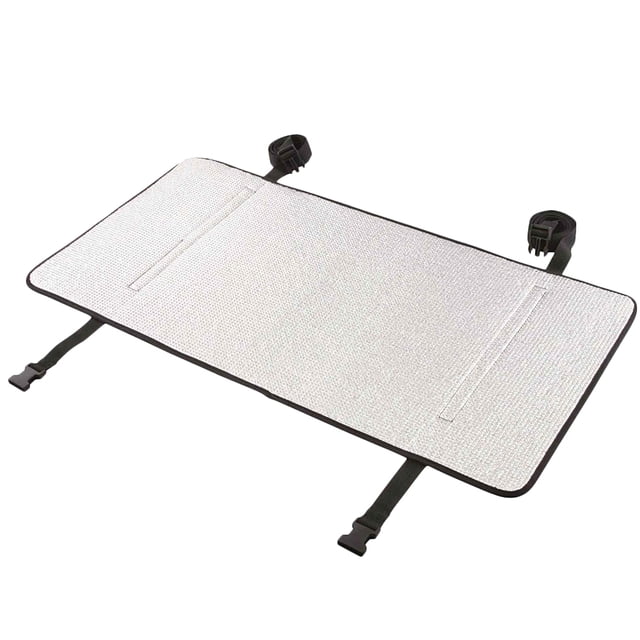 USHOBE Weatherproof Air Conditioner Cover for Outdoor Use Silver Rectangular PP Material 80x40x0.5in 1Pack