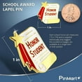 thumbnail image 4 of PinMart Music Scroll School Award Lapel Pin – Scholar Reward Pin – Student Achievement Pin for Scholastic Excellence – Education Study Performance Honor Pin for Pupils, 4 of 4