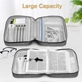thumbnail image 4 of Multifunctional Bible Bag Professional Tablet Cover with Handle pocket; a back pocket; and Zipper Book Case Travel Tablets Elaborate Universal Gift, 4 of 9