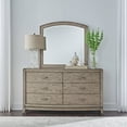 thumbnail image 2 of Liberty Furniture Avalon Dresser & Mirror for Bedroom - Burnished Beige Oak Wood, 2 of 6