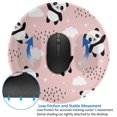thumbnail image 4 of Disketp Panda Flying In The Sky Between Clouds And Star Small Mouse Pad 7.9x7.9 Inches,Washable Round Mousepad For Office Laptop Computer,Non-Slip Rubber Base Mouse Pads For Wireless Mouse, 4 of 9