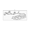 Genuine OE Infiniti Tail Light Assembly - 26555-CM40A