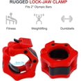 thumbnail image 2 of Quick Release Clamp Ring Locking Collar 50mm Ring Non-Slip Dumbbell Clamps for Weightlifting Bodybuilding, 2 of 5