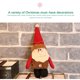 thumbnail image 3 of Yuarrent Colgante pequeño de Navidad, muñeco de nieve con diseño de alce, adorno de tela, escritorio, figurita colgante ligera, juguete de año para Kits de decoración para fiestas Papá Noel Yuarrent HA069874-03, 3 of 6