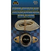Wolo Universal Horn Button Switch Kit, Chrome Finish, Metal, Includes 2 Screws