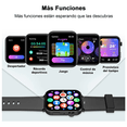 thumbnail image 5 of Reloj Inteligente Mujer, Smartwatch, Llamada, Asistente Voz Belug, Negro, 5 of 5