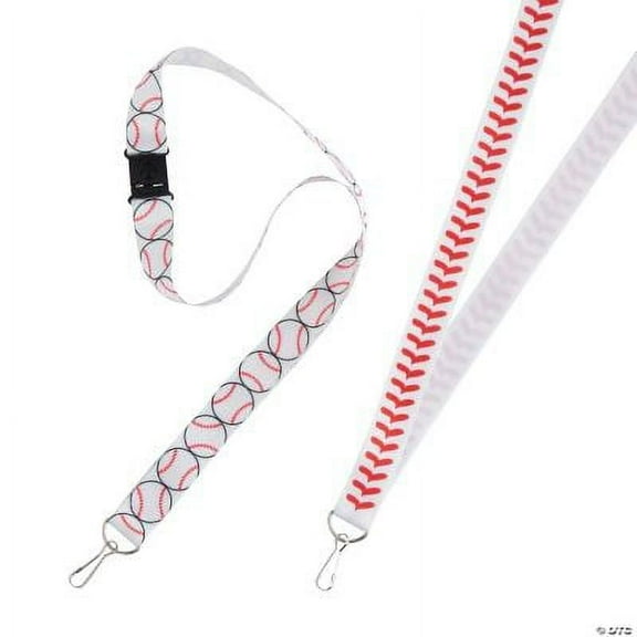 Baseball Breakaway Lanyards, Birthday, Jewelry, 12 Pieces