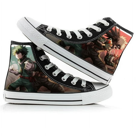 

Anime My Hero Academia Shoes Hand Painted Shoes Anime 3D Printed My Hero Academia Casual Anime Cosplay Hightop Canvas Shoes Fashion Sneakers