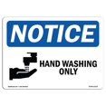 thumbnail image 1 of SignMission OS-NS-P-1824-L-13215 Panneau de Signalisation - Lavage des Mains Uniquement, 1 of 1