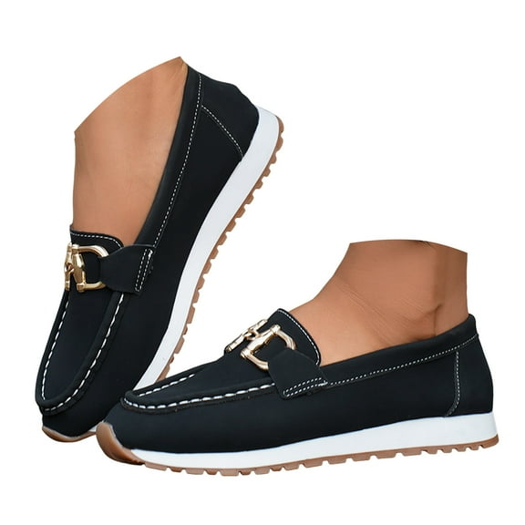 Mepaouo Loafers for Women Business Casual Slip on Walking Shoes Comfort Ladies Dressy Work Flats