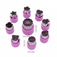 thumbnail image 3 of 9Pcs Fruit Vegetable Cutter Molds Cartoon Cutter  Flowers Cake  Biscuit Cutting Shape Tools Fondant Pastry Moulds, 3 of 8