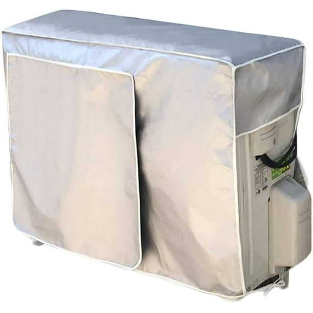 Cubierta de aire acondicionado para exteriores Cubierta impermeable para aire acondicionado Cubierta a prueba de polvo Cubierta para aire acondicionado al aire libre para el hogar (92 * 35 * 69 cm)